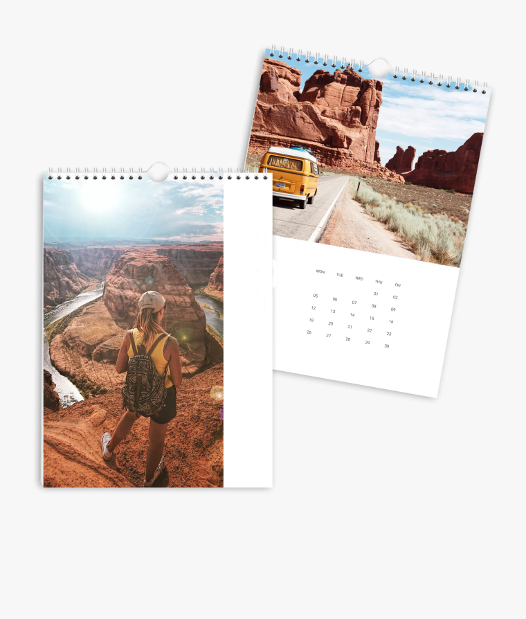 Wall calendar Road Trip