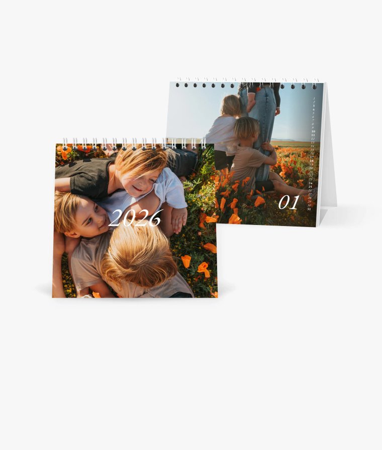 Desk calendar We are Family