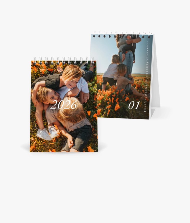 Desk calendar We are Family