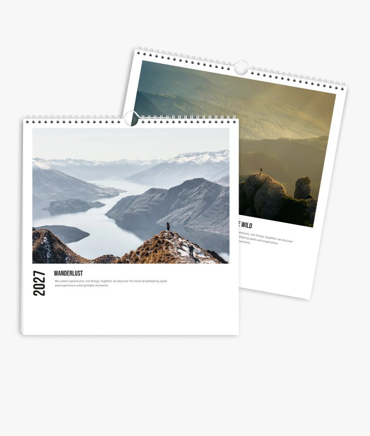 Wall calendar Nature