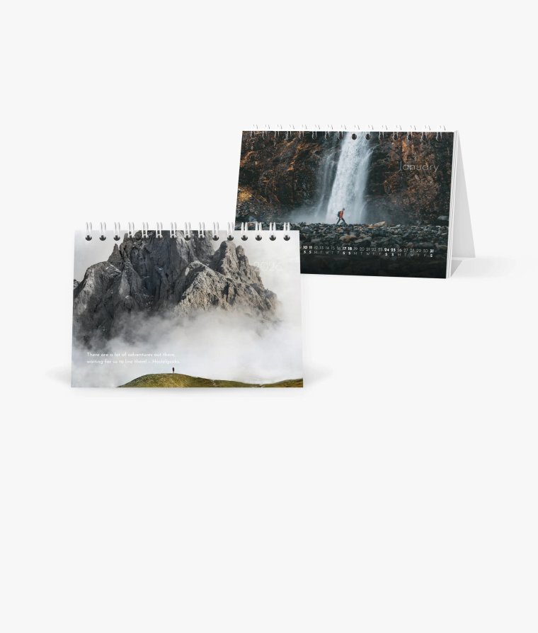 Desk calendar Landscapes
