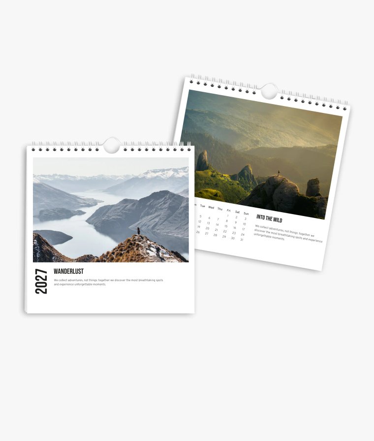 Wall calendar Nature