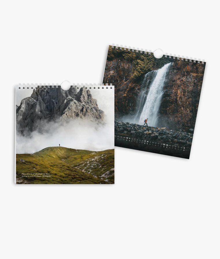 Wall calendar Landscapes