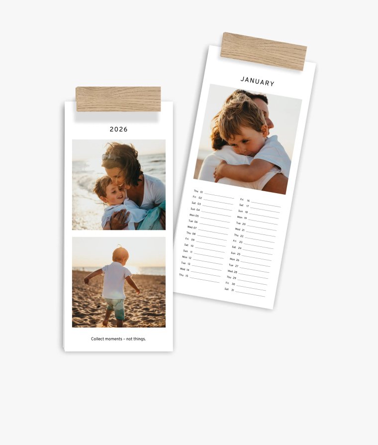 Vertical calendar Moments