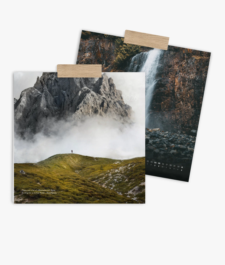 Wall calendar Landscapes