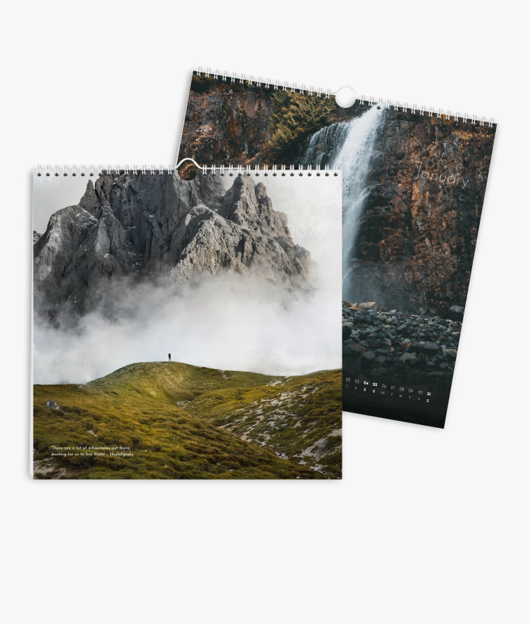 Wall calendar Landscapes
