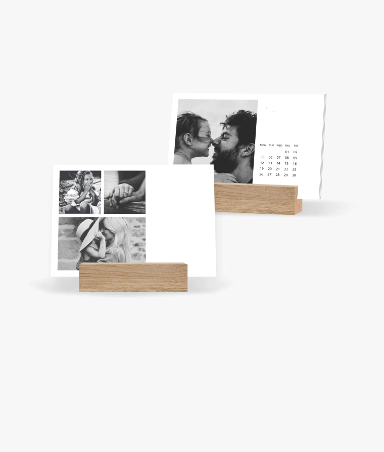 Desk calendar Black & White