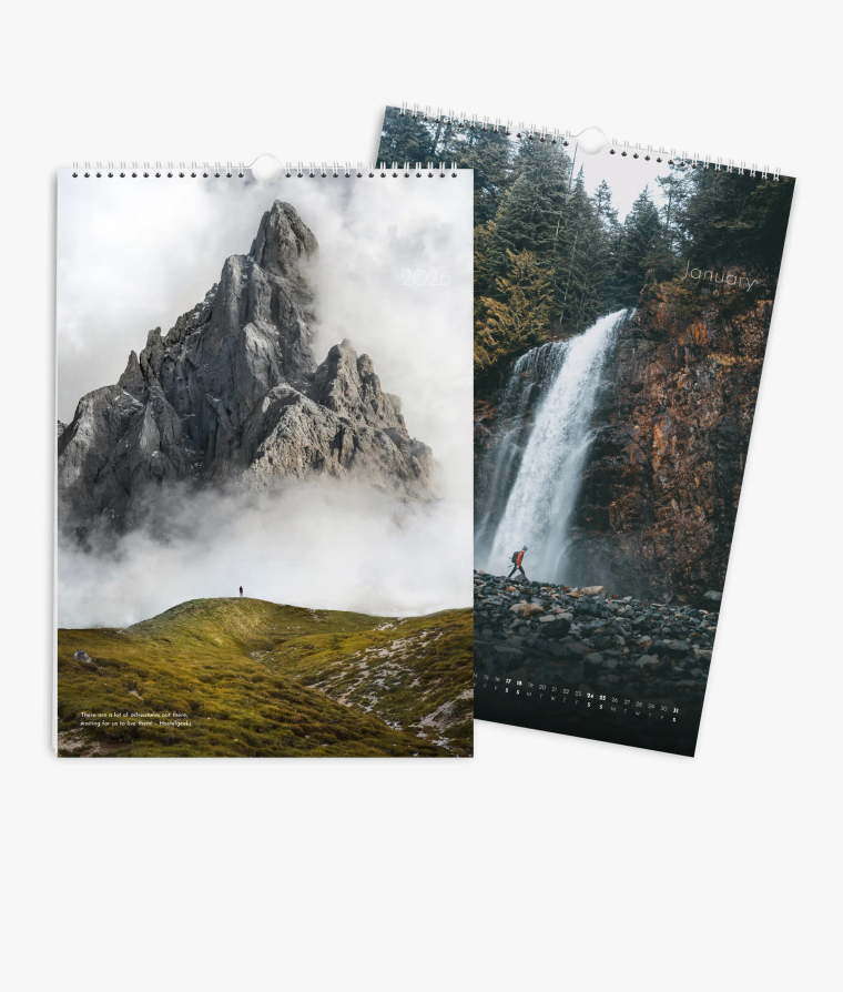 Wall calendar Landscapes