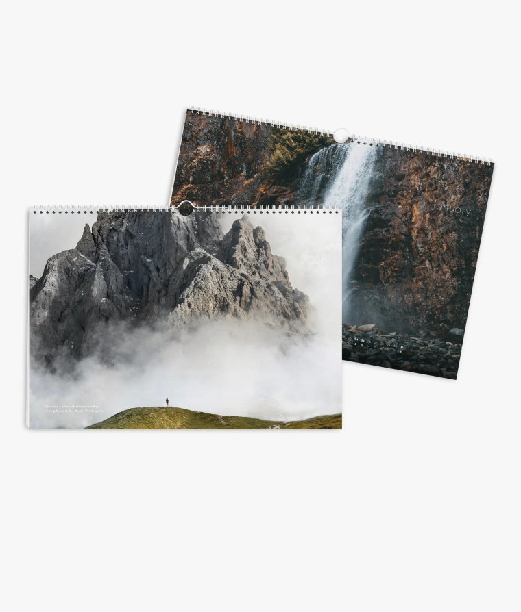 Wall calendar Landscapes