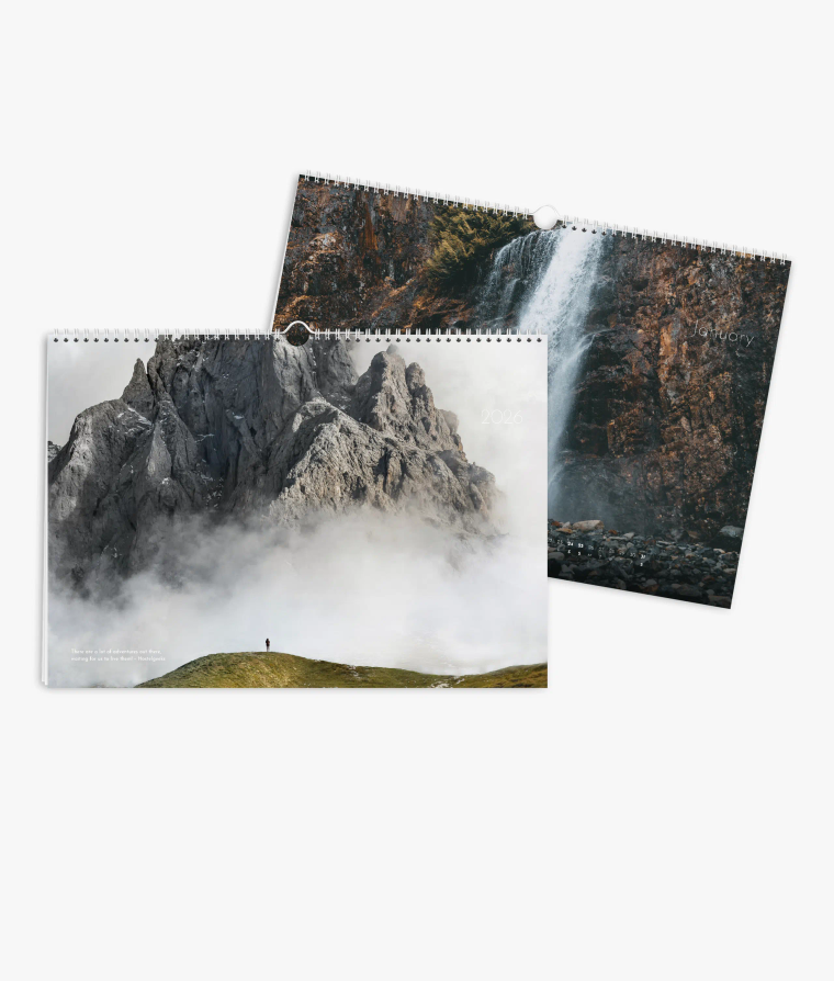 Wall calendar Landscapes