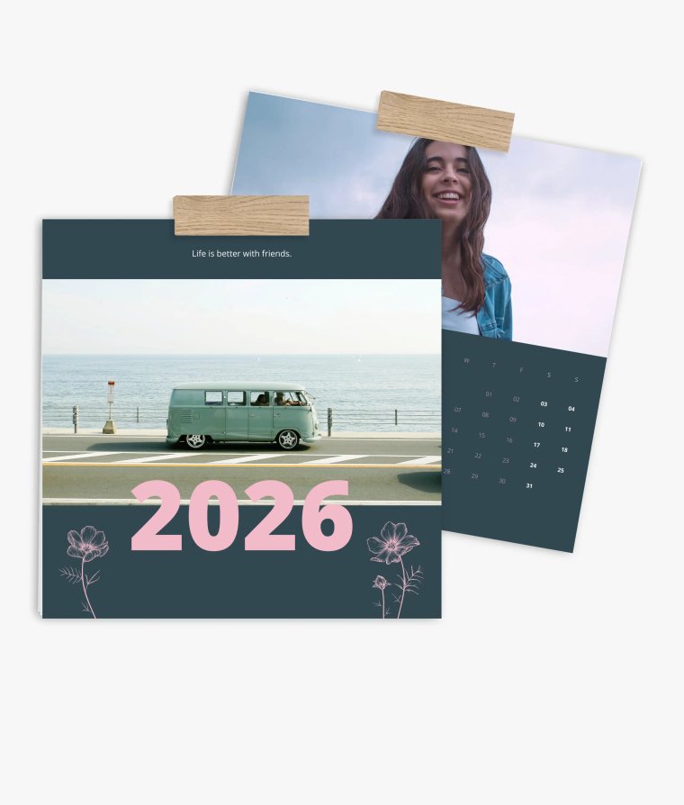 Wall calendar Friendship
