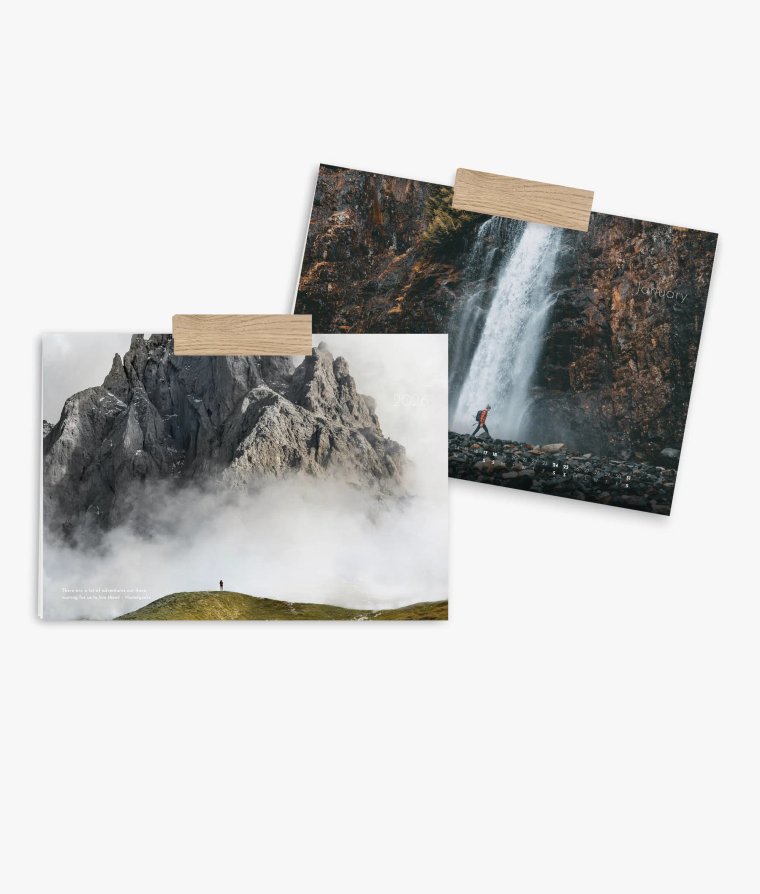 Wall calendar Landscapes