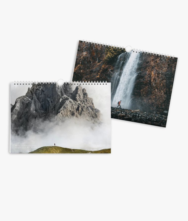 Wall calendar Landscapes