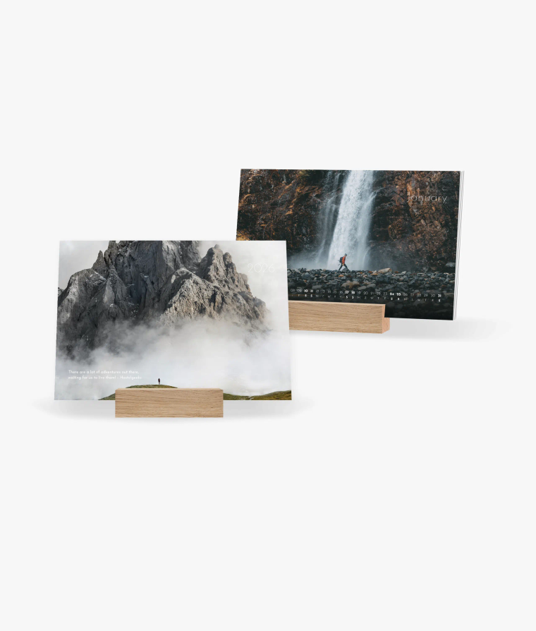 Desk calendar Landscapes