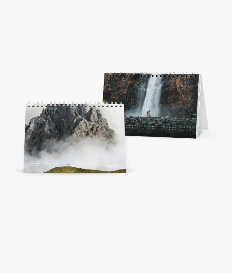 Desk calendar Landscapes
