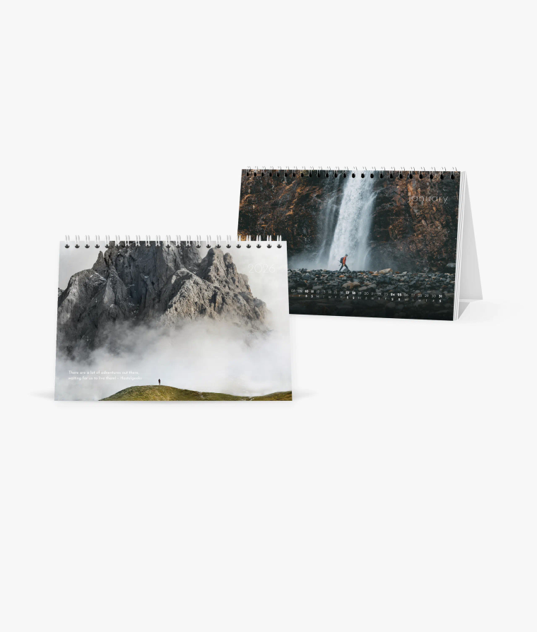 Desk calendar Landscapes