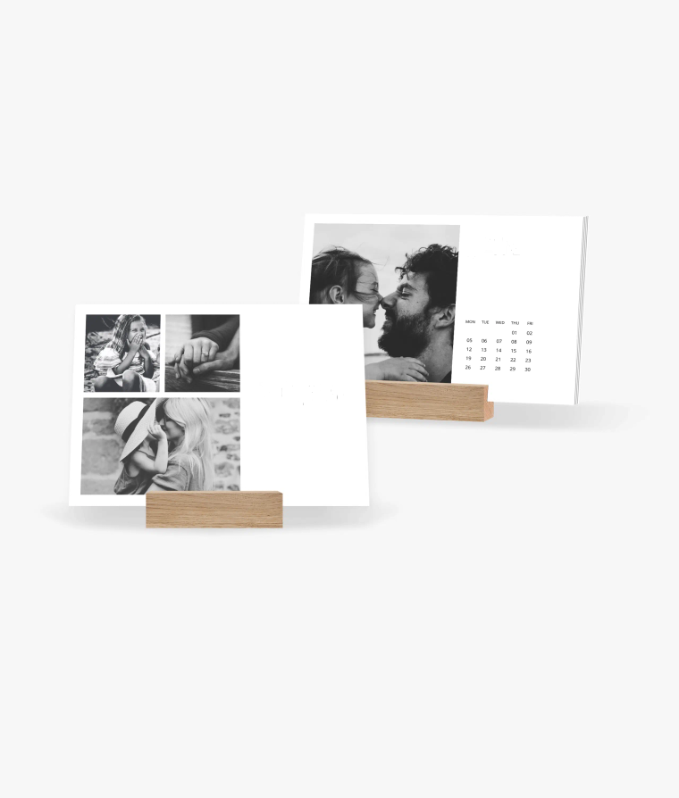 Desk calendar Black & White
