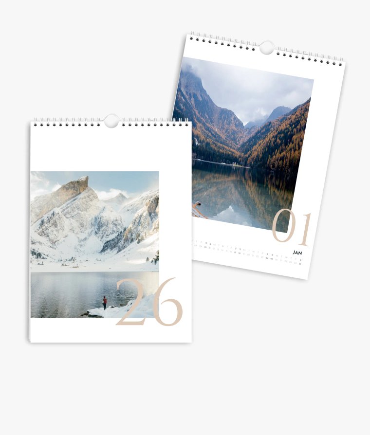 Wall calendar Timeless