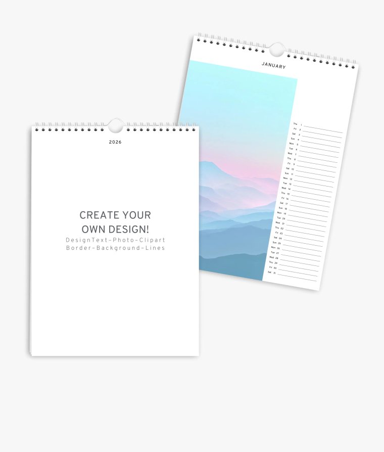 Appointment calendar Plain Blanco