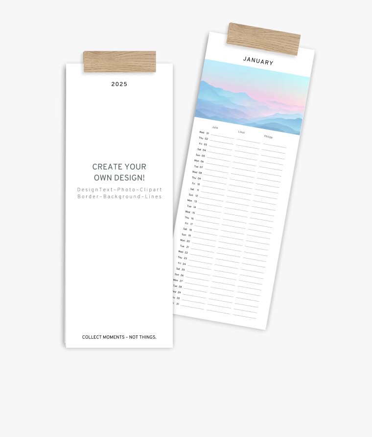 Family planner Plain Blanco