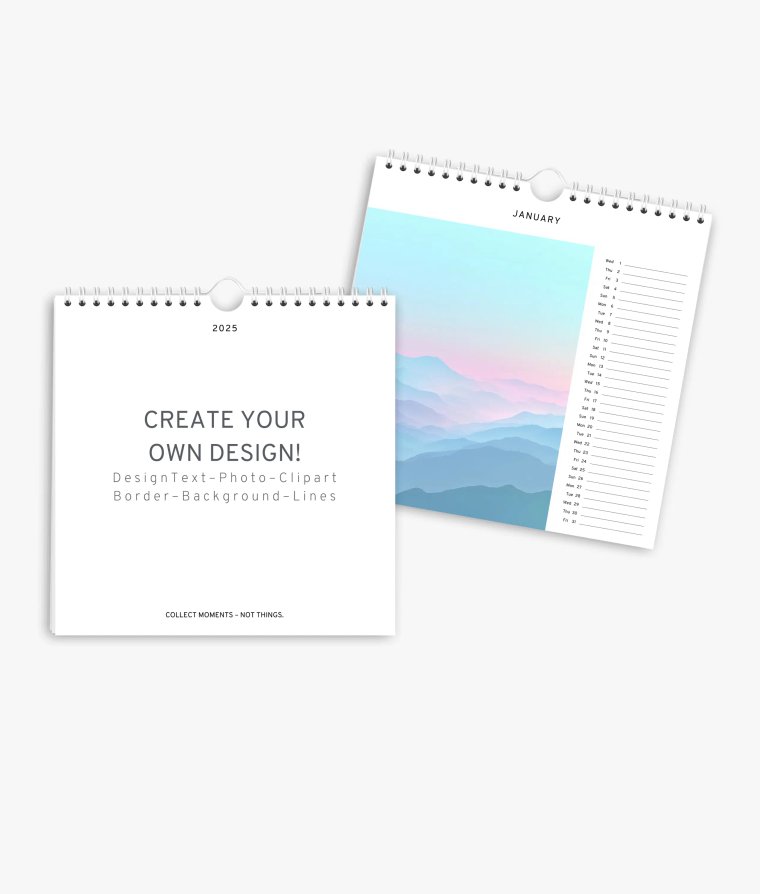 Appointment calendar Plain Blanco