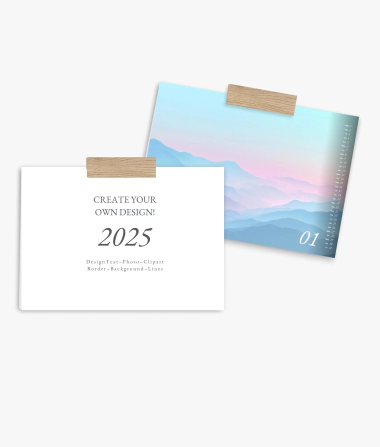 Wall calendar Simple Blanco