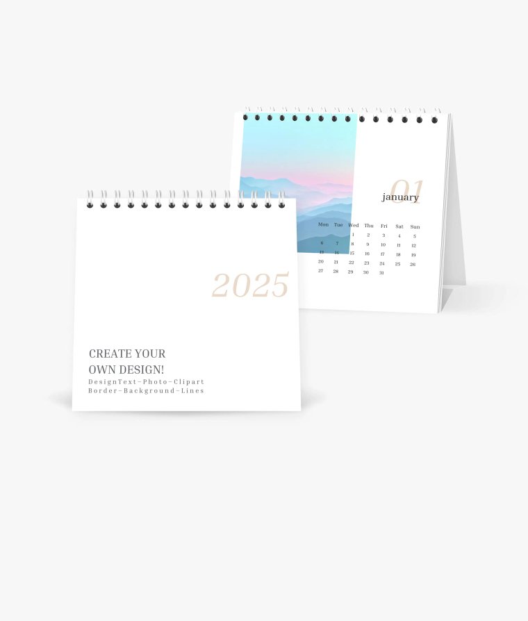 Desk calendar Editorial Blanco