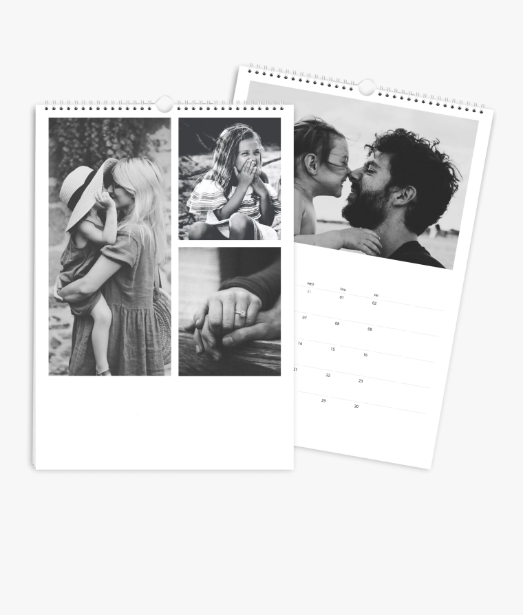 Appointment calendar Black & White