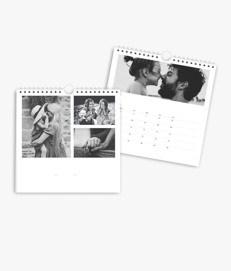 Appointment calendar Black & White