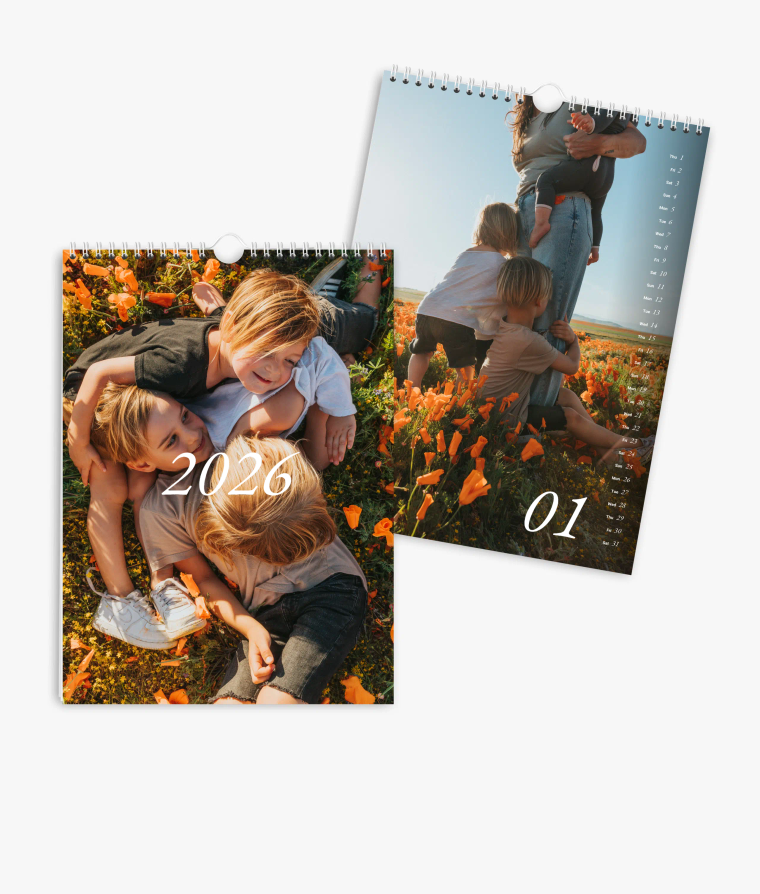 Wall calendar We are Family