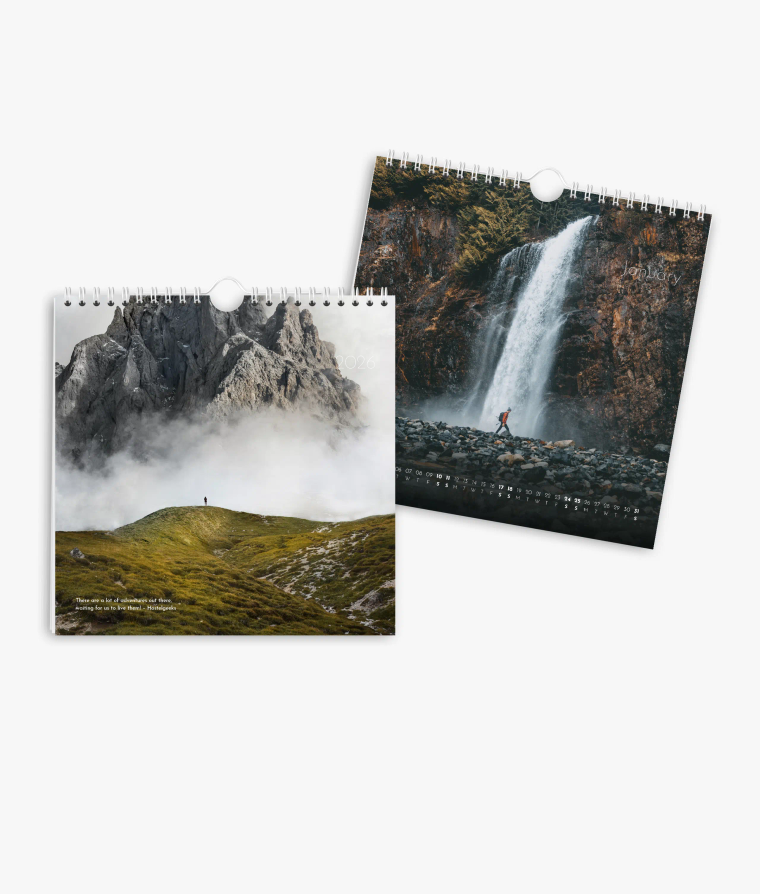 Wall calendar Landscapes