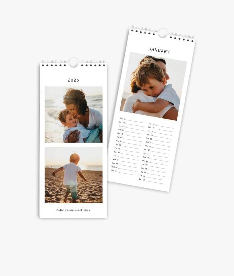 Vertical calendar Moments