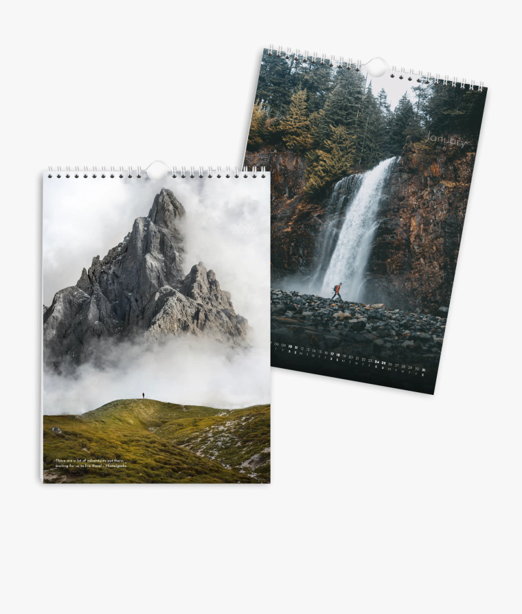 Wall calendar Landscapes