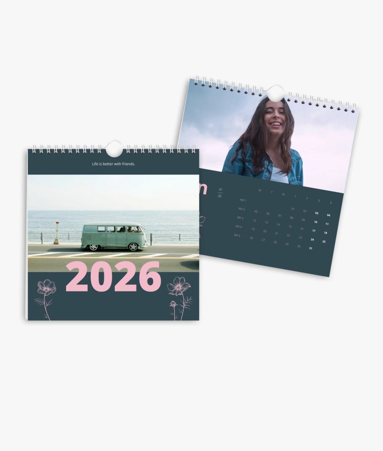 Wall calendar Friendship