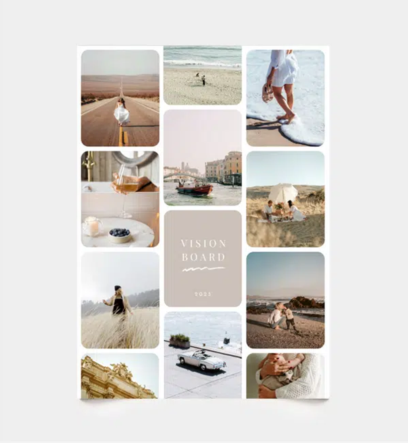 Vision Board Timeless Elegance