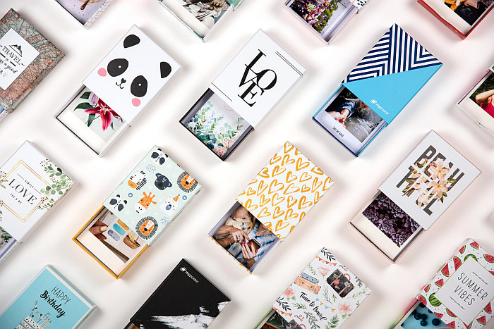 Photo boxes in different designs as custom photo gifts for every ocassion